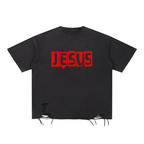 Snow Washed Raw-Hem T-Shirt